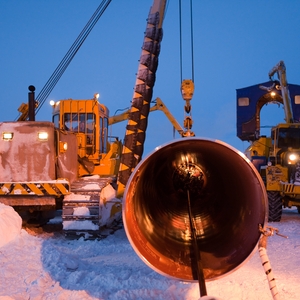 Строительство магистрального газопровода